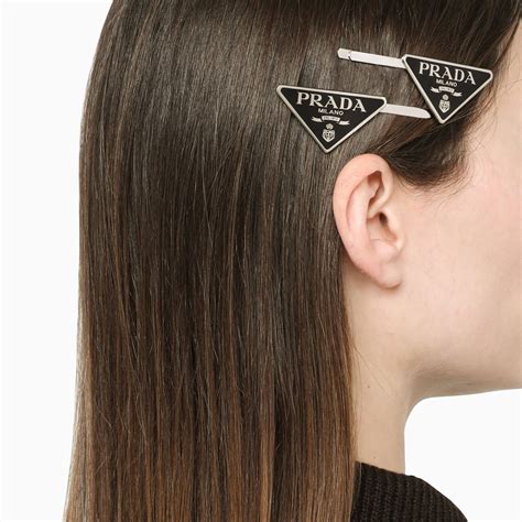 prada head accessories|prada hair clips.